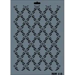 Rich New Seri N-112 Stencil 35x25 cm