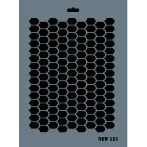 Rich New Seri N-125 Stencil 35x25 cm