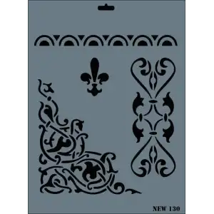 Rich New Seri N-130 Stencil 35x25 cm