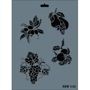 Rich New Seri N-142 Stencil 35x25 cm