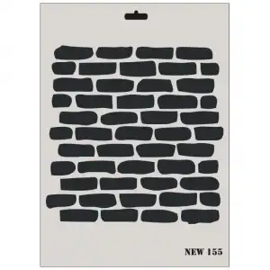 Rich New Seri N-155 Stencil 35x25 cm