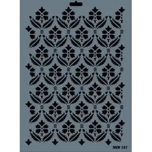 Rich New Seri N-157 Stencil 35x25 cm