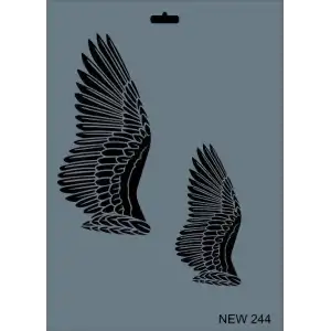 Rich New Seri N-244 Stencil 35x25 cm