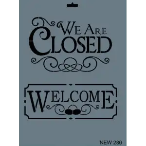 Rich New Seri N-280 Stencil 35x25 cm