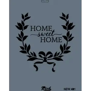 Rich New Seri N-401 Stencil 35x25 cm