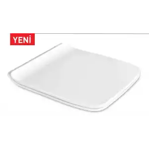 NKP - RUBİ KLOZET KAPAĞI (YAVAŞ KAPANAN - METAL MENTEŞELİ - ÜSTTEN SIKMALI)