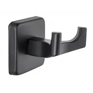 TEMA - KARE İKİLİ BORNOZ ASKILIK (MAT SİYAH)