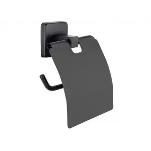 TEMA - KARE TUVALET KAĞITLIĞI (MAT SİYAH - KAPAKLI)