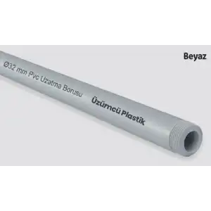 ÜZÜMCÜ -1” Uzatma Borusu 200 cm Beyaz