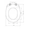 NKP - ABS AKDENİZ KLOZET KAPAĞI (ÖZEL MENTEŞE GRUBU - ALTTAN SIKMALI)