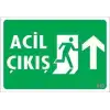 Acil Çıkış Uyarı Levhası 17,5x25 KOD:943