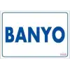Banyo Uyarı Levhası 17,5x25 KOD:1688