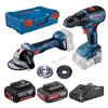 Bosch GWS 180-LI + GSR 18V-50 Akülü Taşlama ve Vidalama Matkap Seti