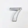 Cemax 7 Rakamı 3,75 cm Krom Yapışkanlı