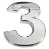 Cemax Krom Yapışkanlı 3 Rakamı 5 cm