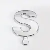 Cemax Ş Harfi  3,75 cm Krom Yapışkanlı