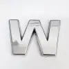 Cemax W Harfi  3,75 cm Krom Yapışkanlı