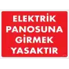 Elektrik Panosu Levhası 25x35 KOD:1118