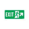 Exit Sağ Yukarı Uyarı Levhası 17,5x25 KOD:959