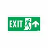 Exit Yukarı Sağ Ok İşaretli Uyarı Levhası 17,5x25 KOD:955