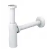 MOON AYARLANABİLİR SİFON - MAT BEYAZ - ABS (MAX. 250 mm)