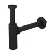 MOON AYARLANABİLİR SİFON - MAT SİYAH - ABS (MAX. 250 mm)