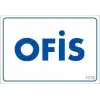 Ofis Uyarı Levhası 17,5x25 KOD:1775