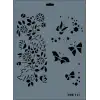 Rich New Seri N-117 Stencil 35x25 cm
