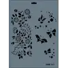 Rich New Seri N-117 Stencil 35x25 cm