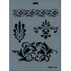 Rich New Seri N-118 Stencil 35x25 cm