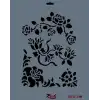 Rich New Seri N-340 Stencil 35x25 cm