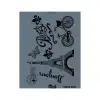 Rich New Seri N-452 Stencil 35x25 cm