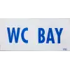Wc Bay Uyarı Levhası 12,5x25 KOD: DEK 1783