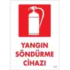 Yangın Söndürme Cihazı Uyarı Levhası 25x35 KOD:868