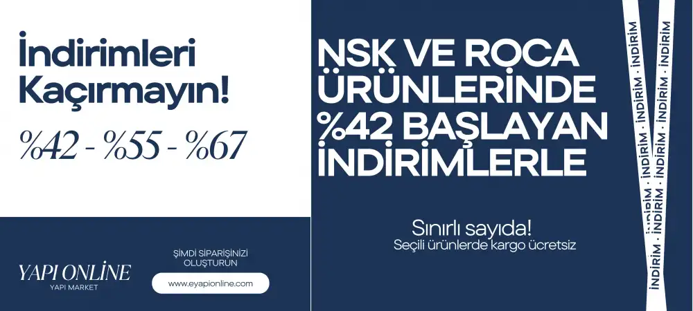 NSK VE ROCA İNDİRİM