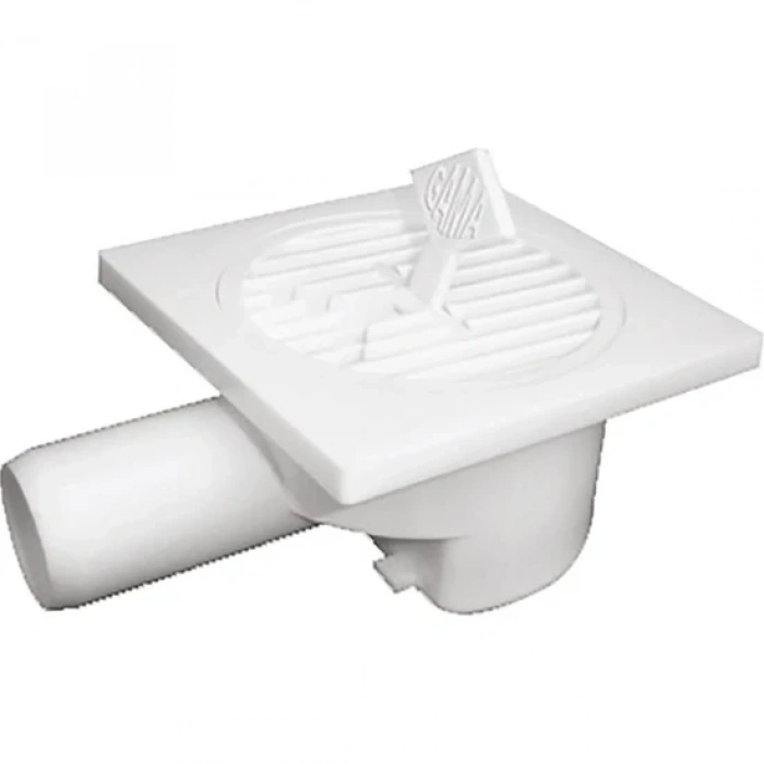 10X10 Yer Süzgeci (Yandan Çıkış) Ø32