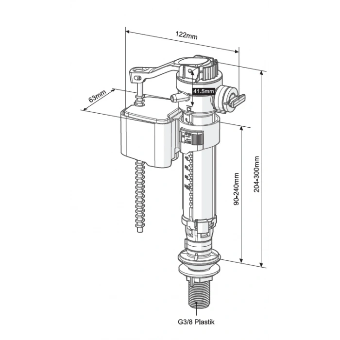2WAYFİLL SERAMİK REZERVUAR DOLDURMA GRUBU