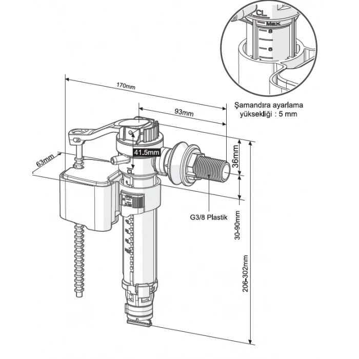2WAYFİLL SERAMİK REZERVUAR DOLDURMA GRUBU