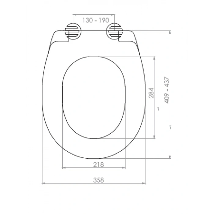 ABS AKDENİZ KLOZET KAPAĞI (ÖZEL MENTEŞE GRUBU - ALTTAN SIKMALI)
