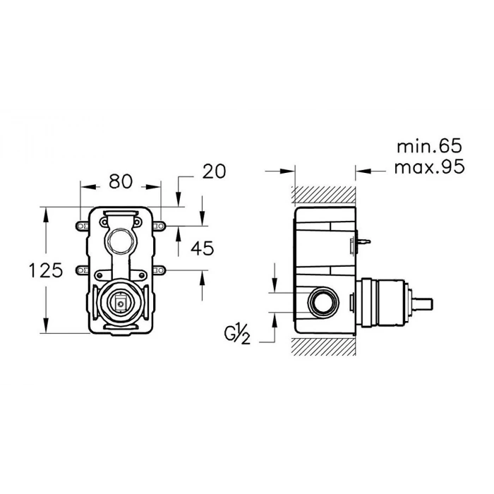 Artema Ankastre Banyo Bataryası Sıva Altı Grubu