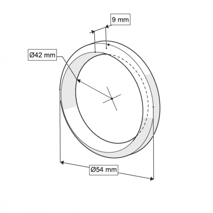ASMA KLOZET TEMİZ SU ÇIKIŞ CONTASI - Q45 mm