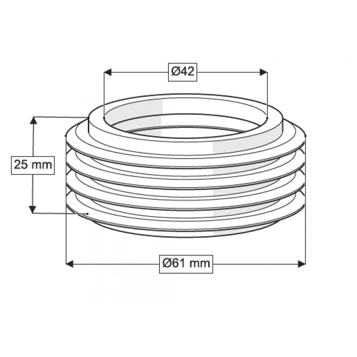 ASMA KLOZET TEMİZ SU GİRİŞ CONTASI - Q45