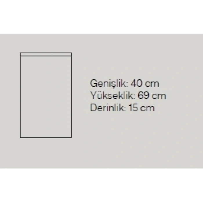 BASİC 55 CM BANYO DOLABI TAKIM