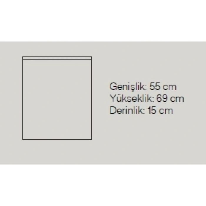 BASİC 65 CM BANYO DOLABI TAKIM