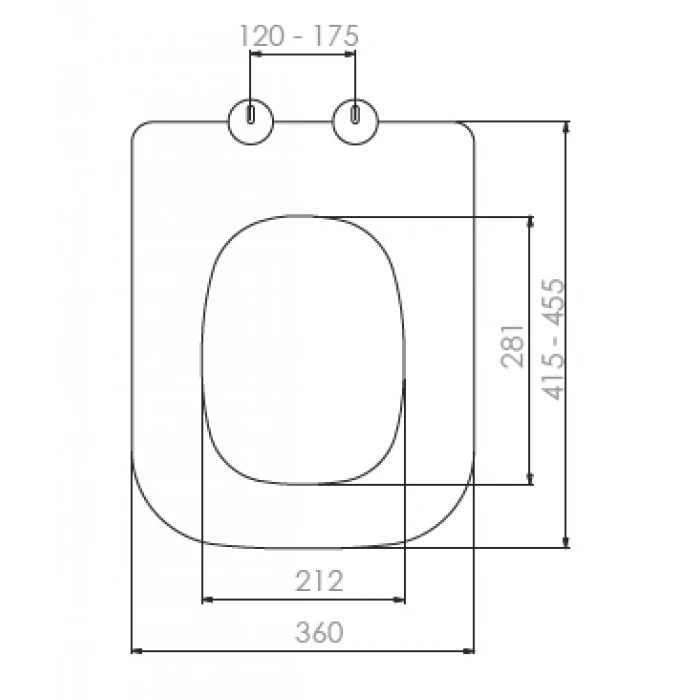 CANTO KLOZET KAPAĞI (YAVAŞ KAPANAN - ÜSTTEN SIKMALI)