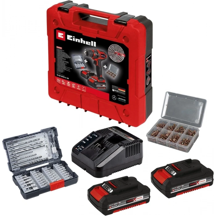 Einhell TC CD 18/35 Li + 39 (2x2,0Ah) Akülü Vidalama