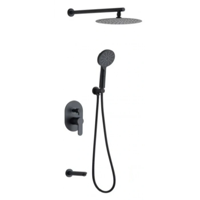 ELİTE ANKASTRE DUŞ SETİ (SİYAH)