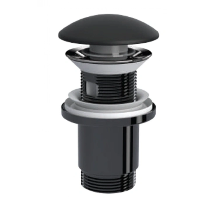 ELIXIR POP UP - SERAMİK BAŞLI MAT SİYAH (TAŞMA DELİKLİ - ABS GÖVDE)