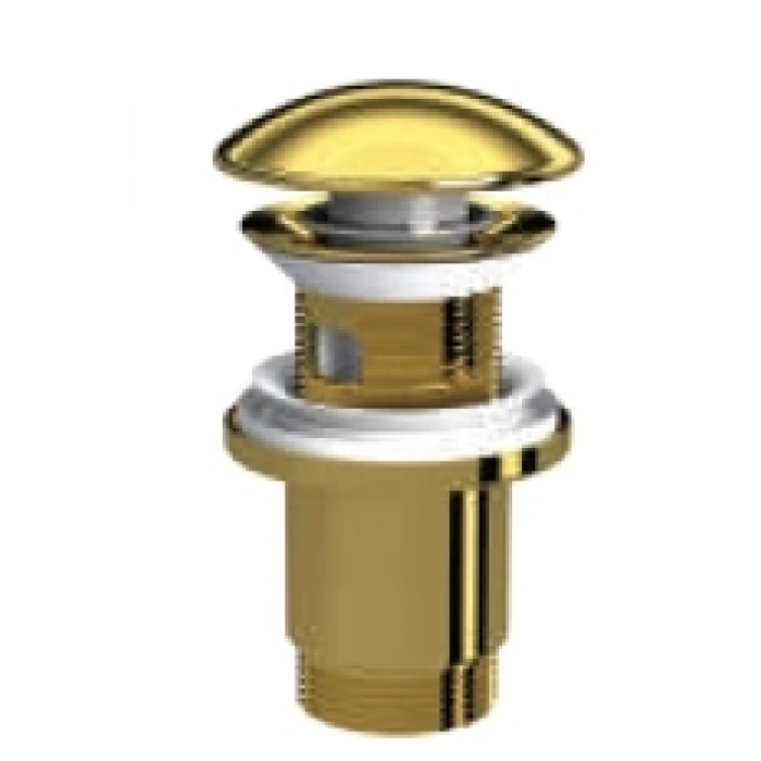 ELIXIR POP UP - SERAMİK BAŞLI PARLAK ALTIN (TAŞMA DELİKLİ - ABS GÖVDE)