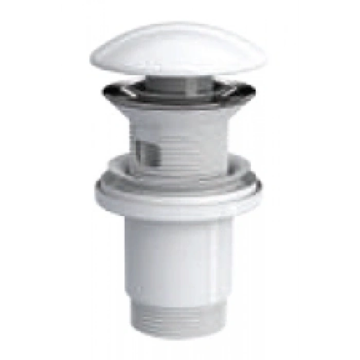 ELIXIR POP UP - SERAMİK BAŞLI PARLAK BEYAZ (TAŞMA DELİKLİ - ABS GÖVDE)